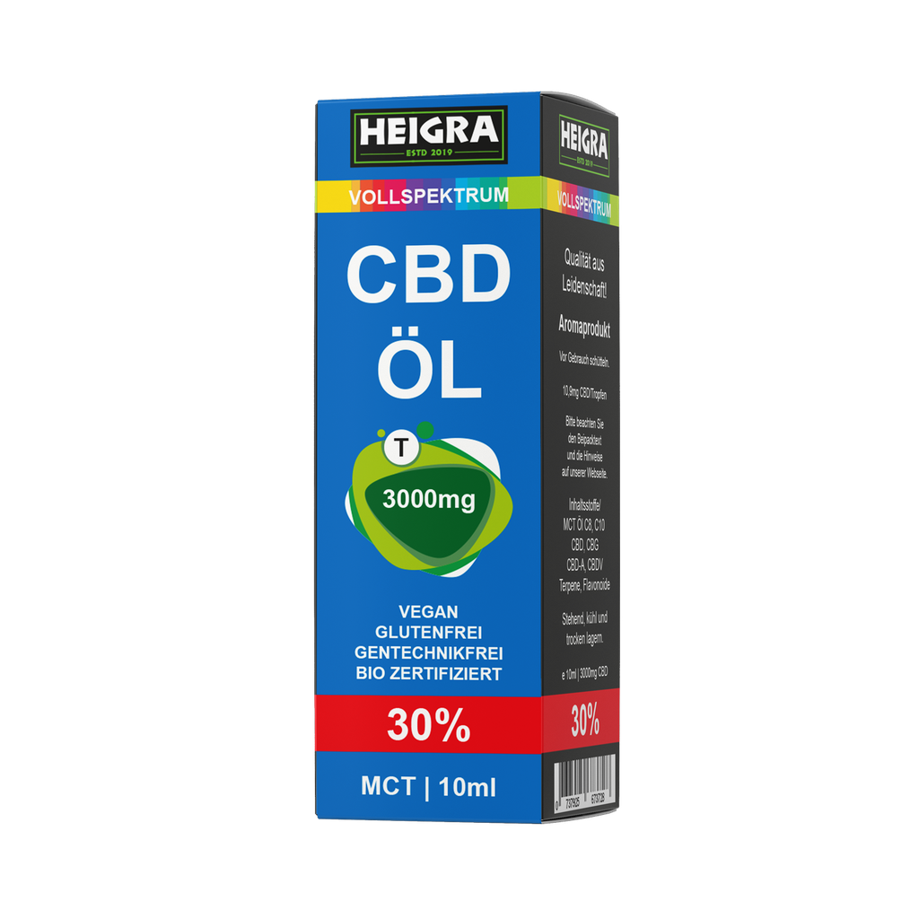 MCT CBD Vollspektrum 30% 10ml HEIGRA