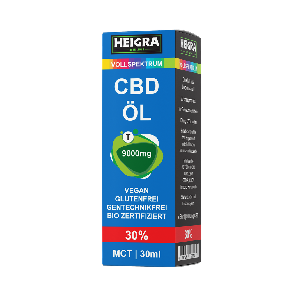 MCT CBD Vollspektrum 30% 30ml HEIGRA