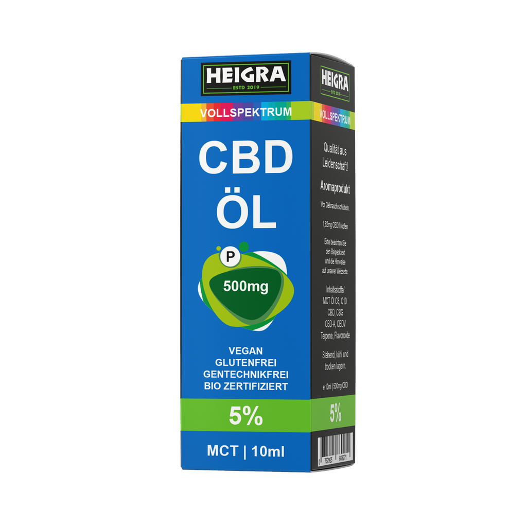 MCT CBD Vollspektrum 5% 10ml HEIGRA