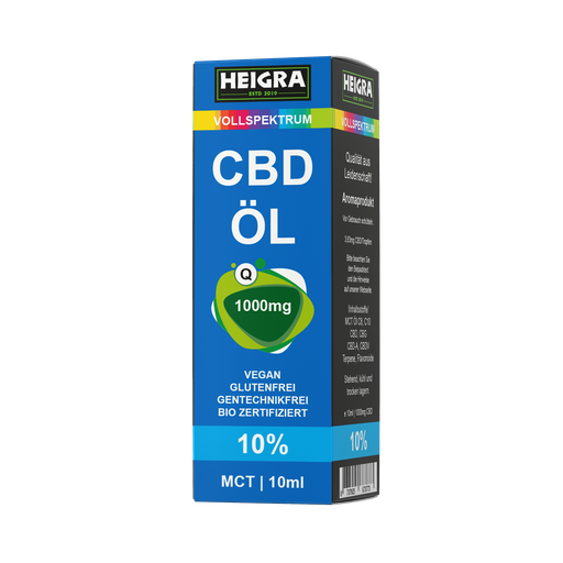 [P0004864] MCT CBD Vollspektrum 10% 10ml HEIGRA