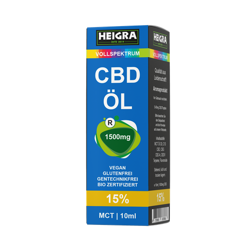 [P0004867] MCT CBD Vollspektrum 15% 10ml HEIGRA