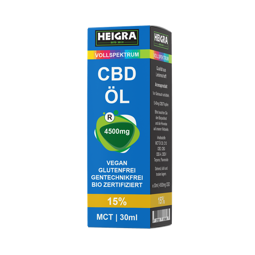 [P0004869] MCT CBD Vollspektrum 15% 30ml HEIGRA