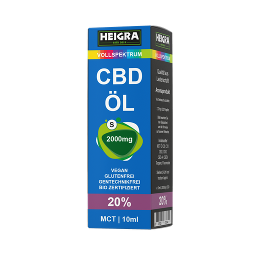 [P0004870] MCT CBD Vollspektrum 20% 10ml HEIGRA