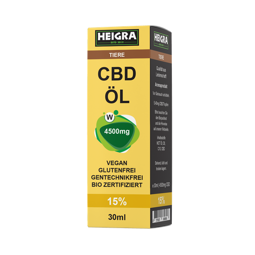 [P0004884] TIER CBD 15% 30ml ÖL HEIGRA